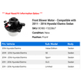 thumbnail image 2 of Front Blower Motor - Compatible with 2011 - 2016 Hyundai Elantra Sedan 2012 2013 2014 2015, 2 of 2