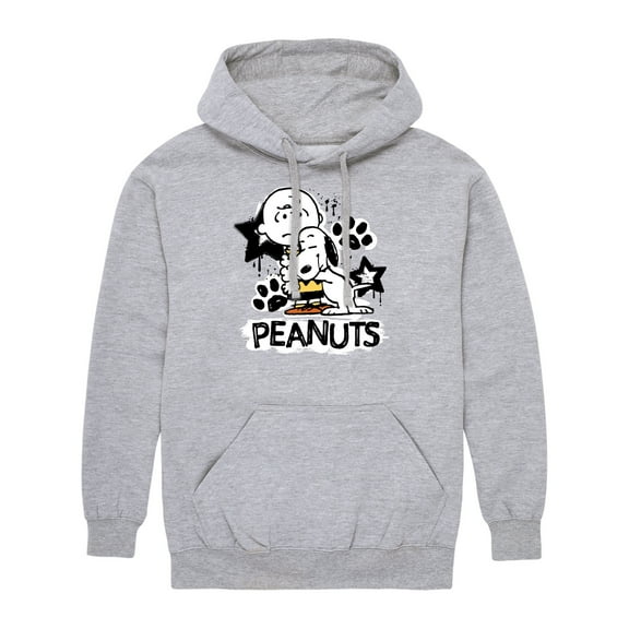 Peanuts - Charlie Brown and Snoopy Hug - Men's Pullover Hoodie