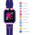 thumbnail image 3 of GJX Kid GPS Tracker with Phone Smartwatch for Boys Girls 3-12 Years Old with Two-Way Call SOS Anti-Lost Games Camera, Child Cellphone Watch School Class Gifts Blue, 3 of 4