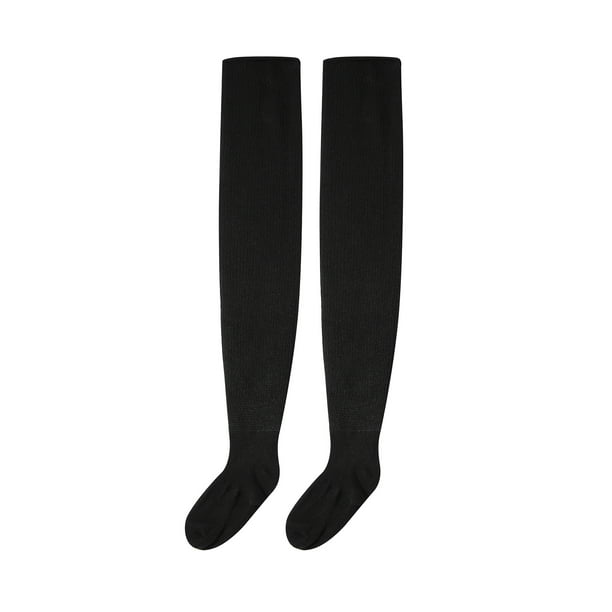 Genuiskids Plus Size Womens Thigh High Socks for Thick Thighs Extra