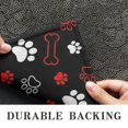 thumbnail image 6 of Paw Prints and Bones Door Rugs,Washable Non Slip Door Mats Indoor,Decorative Door Mats,Entry Mat Indoor for Entrance,Bedroom,Kitchen,Bathroom,16"x24", 6 of 6