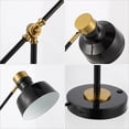 thumbnail image 2 of JONATHAN Y Allegra 18.5" Classic Farmhouse Adjustable Cantilever LED Task Lamp with USB Charging Port, Black/Brass Gold, JYL7124A, 2 of 6