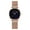 Black, variant on Watches for Women Fashion Quartz Starry Sky Analog Dress Wristwatch Waterproof Stainless Steel Rose Gold Mesh Band Watch