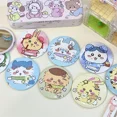 thumbnail image 3 of Petit Miroir Rond Chiikawa Dessin Animé Hachiware USAGI Petit Miroir Portable Mignon pour Filles, 3 of 6