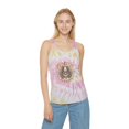 thumbnail image 3 of Womens Tie Dye Racerback Road Runners Motorcycle Club Tank Top, 3 of 3