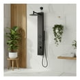 thumbnail image 2 of Beverly Series 43 in. 3-Jetted Shower Panel Tower in Matte Black with Heavy Rain Showerhead, Spray Wand and DIY Friendly, 2 of 8