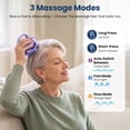 thumbnail image 5 of COMFIER Cordless Scalp Massager with 8 Silicone Claws, 3 Massage Modes, Waterproof & Rechargeable, 5 of 10