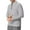 Gray, variant on Maplenight Men’s Activewear Half Zip Waffle Long Sleeve Slim Shirts Fall Winter Climbing Running Gym Workout Tops
