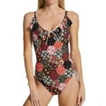 thumbnail image 2 of Women's Skinny Dippers 6540332 Jellyroll Rosalina One Piece Swimsuit (Black S), 2 of 4