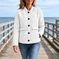 thumbnail image 5 of Plus Size Jackets for Women Quilted Lightweight Button Down Puffer Jacket Coats Padded Outwear with Pockets, 5 of 7