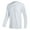 White, variant on Weilanxin Long Sleeve Swim Shirts for Men Sun Protection Shirt Running Rashguard UPF 50+ UV Swimwear Athletic Workout White Size L