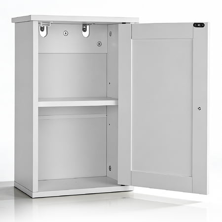KTAXON BATHROOM CABINET WALL MOUNT MIRRORED MEDICINE CABINET, WHITE
