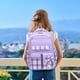 thumbnail image 4 of Mochila ligera para niñas con decoración en forma de lazo - 41x28x18cm, 550g, múltiples compartimentos para material escolar y uso diario, 4 of 5