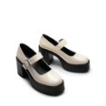thumbnail image 5 of Women’s Round Toe Chunky Heels Mary Janes Pump Shoes, 5 of 7