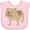 AD-Pink, variant on Inktastic Bulldog Boys or Girls Baby Bib