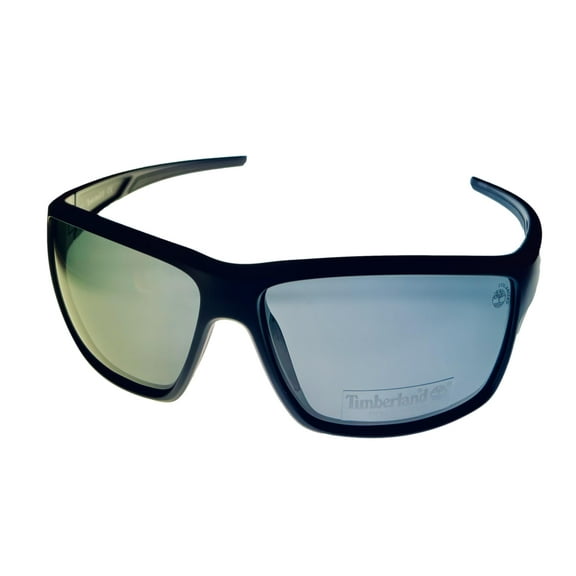 Timberland Matte Blue Mens Plastic Rectangle Sunglass, Polarized Lens TB7206 91D