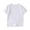 White, variant on LNMQLPDBS Summer Tops for Kids Solid Color Crewneck T Shirt Short Sleeve Loose Drop Shoulder Basic Layering Tees 4 Year Old Girl Birthday Gifts Toddler Girls Boys Clothes Yellow 4-5 Years