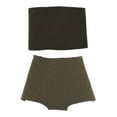 thumbnail image 3 of Ropa femenina a escala 1/6, top y pantalones cortos a escala 1:6, para vestir a la moda, informal. Verde, 3 of 9