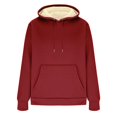 thumbnail image 3 of guisaled Mens Hoodies Pullover Sherpa Fleece Lined Warm Thick Winter Hooded Sweatshirt Fuzzy Soft Comfy Solid Long Sleeve Tops, 3 of 7