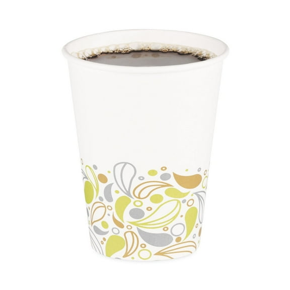 Boardwalk BWKDEER12HCUP 12 oz. Deerfield Printed Paper Hot Cups (50 Cups/Sleeve, 20 Sleeves/Carton)