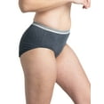 thumbnail image 6 of Fruit of the Loom Women's Heather Low-Rise Brief Panties, 6-Pack, 6 of 11