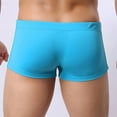 thumbnail image 4 of Lycaql Mens Thong Swimsuit Swimming Swim Men's Pants Trunks Swimwear Shorts Men's Swimwear(Blue,S), 4 of 5