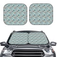 thumbnail image 2 of Balery 2 Piece Animal Dog Car Windshield Sun Shade|Foldable Front Windshield Shade for Car Front Window for Most Sedans SUV Truck-Small, 2 of 7