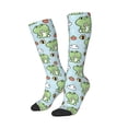 thumbnail image 2 of Balery Cute Floral Frog Fun Novelty Socks Men'S Women'S Crew Socks Funny Crazy Novelty Socks Quirky And Cool Socks, 2 of 9