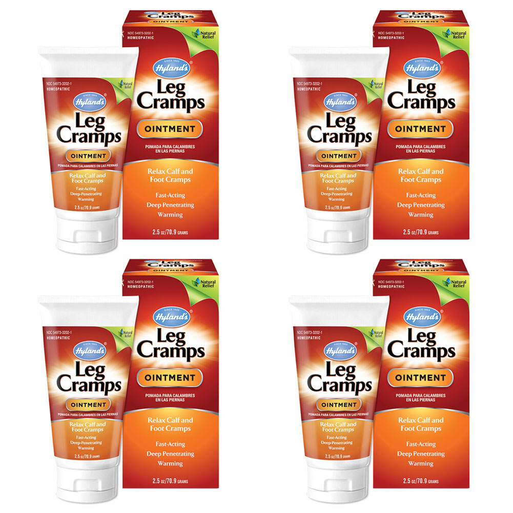 (Set/4) Hylands Leg Pain Relief Homeopathic Ointment 100 Natural Works