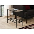 thumbnail image 5 of Accent Table Side End Narrow Small 2 Tier Bedroom Metal Brown, 5 of 5