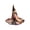 C, variant on sruoe Halloween Quilted Witch Hat, Mystical Wizard Headwear, Halloween Party Accessory, Halloween Holiday Decor for Costume Match,Themed Gathering,Shelf Display