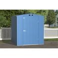 thumbnail image 2 of Arrow Elite 6 x 6 x 7 ft Blue Grey Steel Storage Shed, 2 of 7