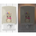 thumbnail image 2 of Caroline's Treasures BB9144CNL Mouse Unicorn on Stripes Ceramic Night Light, 6x4x3", multicolor, 2 of 2