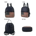 thumbnail image 5 of MKF Collection Briella womens Backpack American Flag Top-Handle Patriotic USA Flag Dark Beige Handbag Fashion Travel Daypack By Mia K, 5 of 8