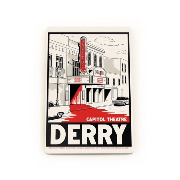 Welcome To Derry (Capitol Theatre) Hardboard Rectangle Magnet HBDMV043