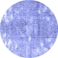 thumbnail image 1 of Ahgly Company Indoor Round Persian Blue Traditional Area Rugs, 7' Round, 1 of 4