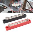 thumbnail image 1 of Bloc de Jonction de Distribution d'Énergie, Circuit Sûr Noir et Rouge Fiable DC12V à 48V Busbar pour Voiture RV, 1 of 8