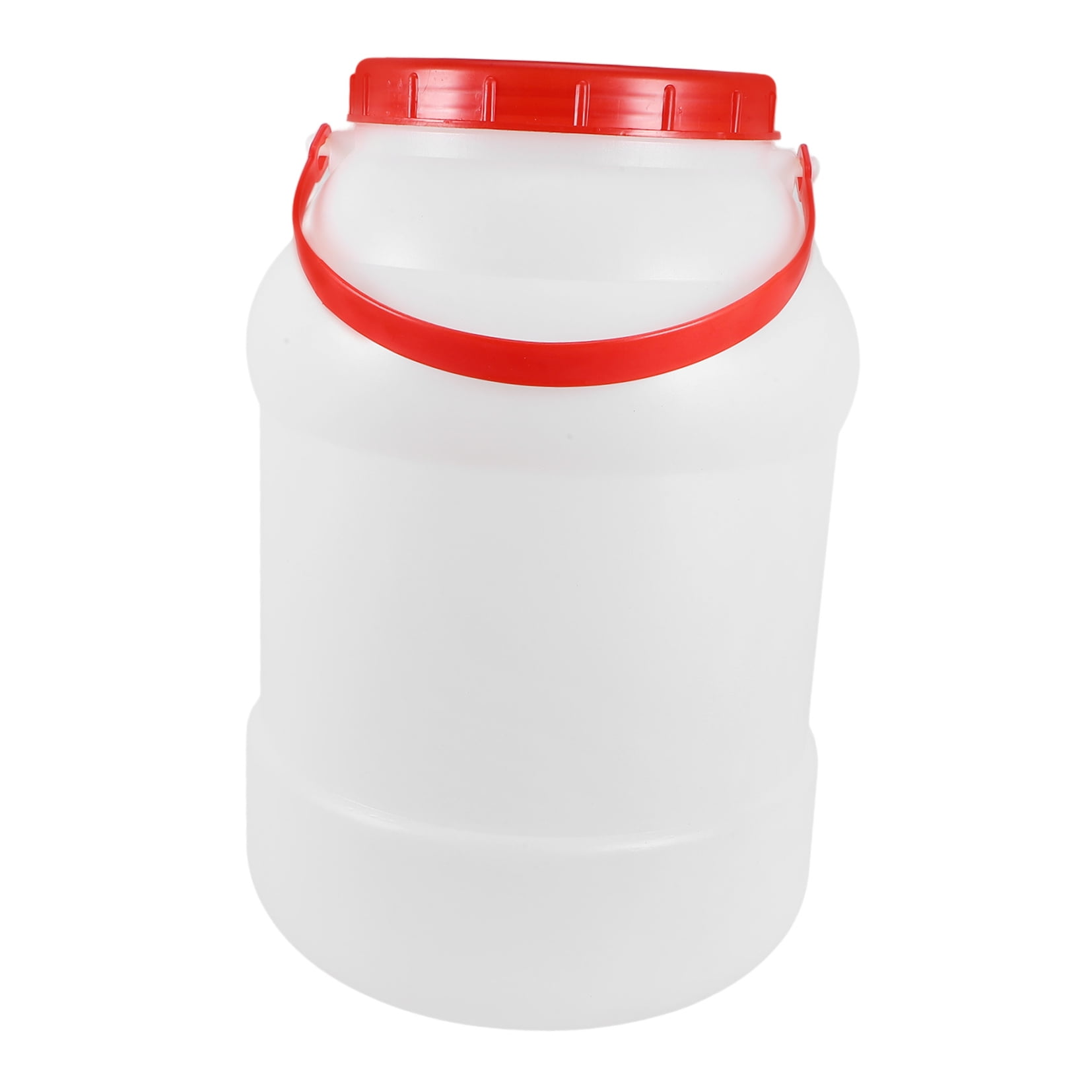 Raindrops White HDPE Water Storage Barrel with Thick Wall for Outdoor Use 12L