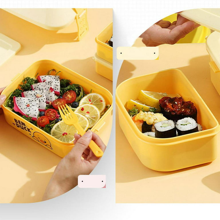 Tohuu Lunch Box Containers Cartoon Leak Proof Thermal Bento Box