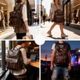 thumbnail image 6 of Sunyuer PU Leather Backpack Purse for Women | Anti-theft Stylish & Functional Ladies Shoulder Bag Handbag Suitable for Work, Travel, and Daily Use, 6 of 7