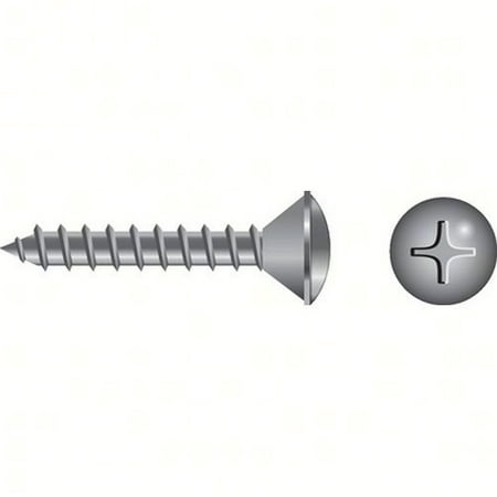 

SeaChoice 59606; #8 X 1-1/2 Phillips Head Oval Tapping Screw 6/ Bag (Pack Of 10)