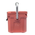 thumbnail image 5 of CAMP-ZERO 10 Liter 10.6 Quart Cooler with 2 Molded In Cup Holders, Coral, 5 of 8