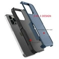 thumbnail image 4 of iPhone 15 Pro Case with Tempered Glass Screen Protector, Tekcoo Heavy Duty Rugged Shockproof Full Body Protective 2-IN-1 Phone Case Cover for iPhone 15 Pro, Dark Blue, 4 of 8