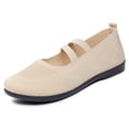 thumbnail image 5 of Wensltd Women Mary Jane Flats Elastic Band Round Toe Comfortable Walking Shoes, 5 of 9