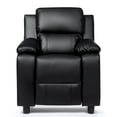 thumbnail image 4 of Costway PU Leather Kids Recliner with Armrest & Headrest Lounge 3 Color, 4 of 10