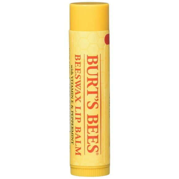 Burt'S Bees Beeswax Lip Balm With Vitamin E & Peppermint 0.15 Oz (Pack Of 10)