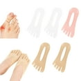 thumbnail image 2 of IROINNID Women's No Show Toe Socks Solid Stretchy Comfy Socks 5PCS Summer Saving, 2 of 9