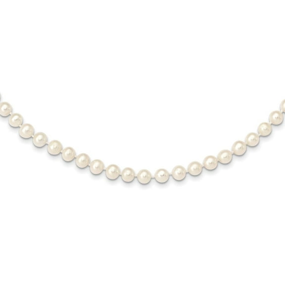 Auriga Fine Jewelry 14K Yellow Gold 6-7mm Pearl Necklace 16inch for Women