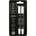 American Crafts Erasable Chalk Makers White, 2 Pack, Works on