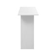 thumbnail image 5 of Euroco Curved Console Table with Open Storage Shelf, 54" Wood Sofa Table Narrow Entryway Table for Hallway,Living Room, Foyer,White, 5 of 6